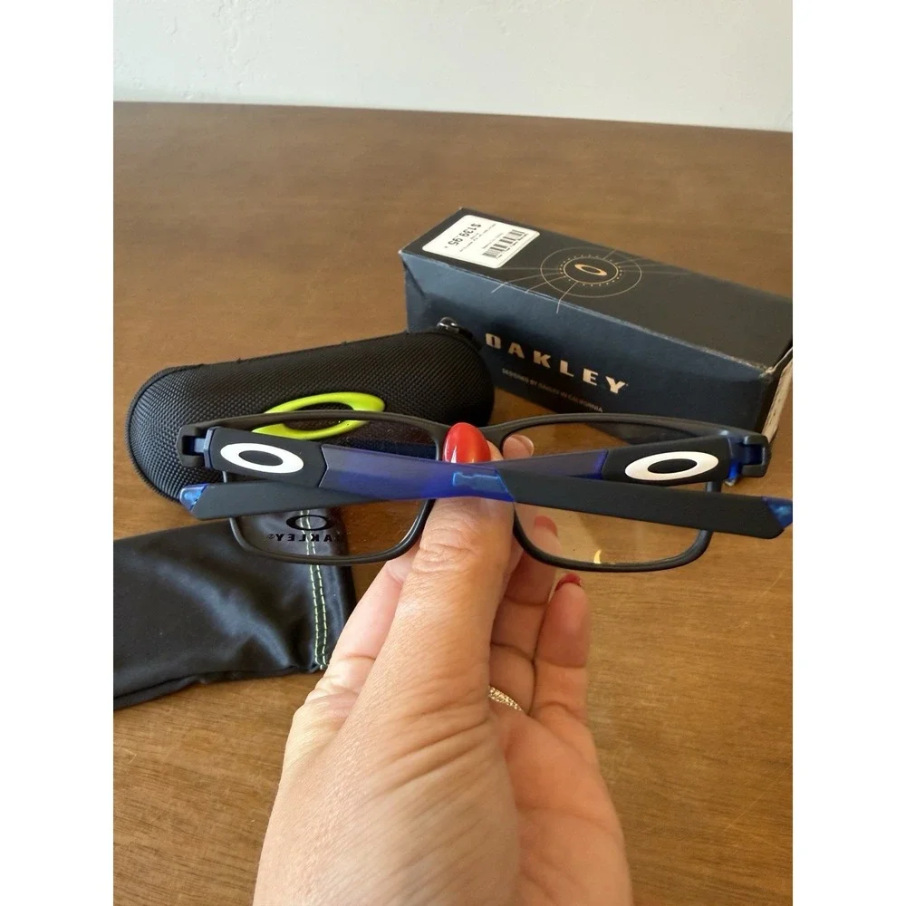 NEW OAKLEY OY8007 FIELD DAY SATIN BLACK AUTHENTIC EYEGLASSES 48-14 YOUTH
